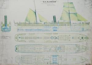 ANONYMOUS,Ships Plan - SS Alagoas,David Duggleby Limited GB 2017-07-15