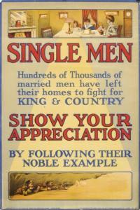 ANONYMOUS,SINGLE MEN. SHOW YOUR APPRECIATION,1915,Mellors & Kirk GB 2014-03-05