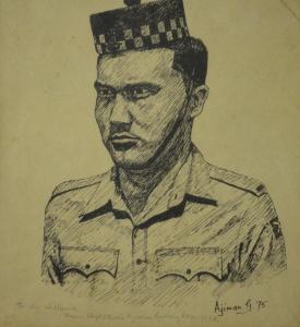 ANONYMOUS,Sketch of a Gurkha soldier,Andrew Smith and Son GB 2014-05-20