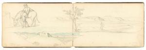 ANONYMOUS,Skizzenbuch aus Italien,1847,Villa Grisebach DE 2017-05-31