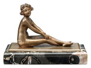 ANONYMOUS,Small seated nude,1920,Kaupp DE 2014-12-06
