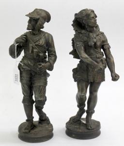 ANONYMOUS,SPELTER FIGURES,Mallams GB 2017-03-13