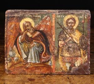 ANONYMOUS,St. Elias and St. George,Wilkinson's Auctioneers GB 2017-02-26
