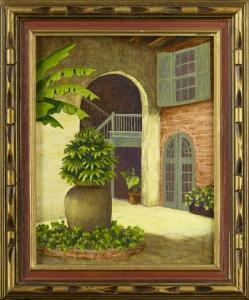 ANONYMOUS,"St. Louis Cathedral" and "Brulatour Courtyard",,New Orleans Auction US 2011-04-09