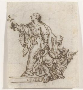 ANONYMOUS,St. Margaret with the dragon.,Galerie Koller CH 2008-09-15