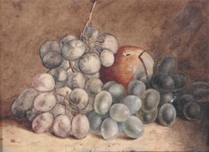 ANONYMOUS,Still life, grapes e peach,John Nicholson GB 2009-07-09