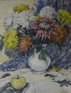ANONYMOUS,Still Life of Chrysanthemums,David Duggleby Limited GB 2017-07-01