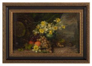 ANONYMOUS,Still Life of Fruit and Daffodils,New Orleans Auction US 2018-05-19