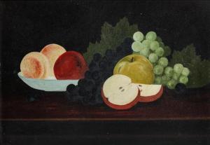 ANONYMOUS,Still life with Apple and Grapes,Hindman US 2018-07-24