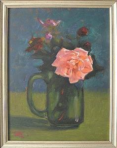 ANONYMOUS,Still life with roses in a pitcher,Eldred's US 2014-09-20