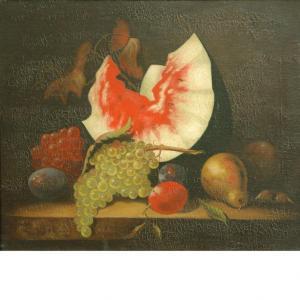 ANONYMOUS,Still Life with Watermelon, Grapes, Pears and Other Fruit,William Doyle US 2012-06-20