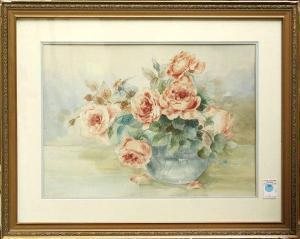 ANONYMOUS,Still Lifes, Roses, Apples,Clars Auction Gallery US 2010-04-10
