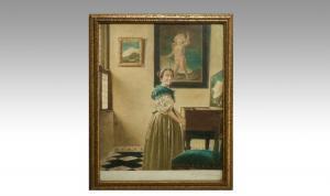 ANONYMOUS,Study Of A Lady In Her Music Room,Gerrards GB 2012-03-01