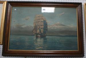 ANONYMOUS,Study of a Ship in Full Sail,Tooveys Auction GB 2010-01-01