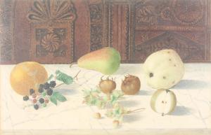 ANONYMOUS,Study of fruit on a marble table,Denhams GB 2016-12-21