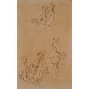 ANONYMOUS,Study Of Six Figures,Kodner Galleries US 2018-03-07
