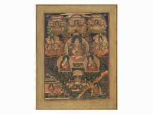 ANONYMOUS,Thangka with Depiction of Tsongkhappa,Auctionata DE 2015-09-21