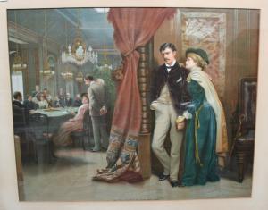ANONYMOUS,The Appeal - Interior of the Saloon, Monte Carlo,Tooveys Auction GB 2009-10-06