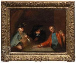 ANONYMOUS,The Card Players,1780,Nagel DE 2008-12-03