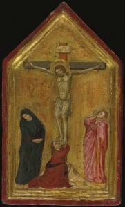 ANONYMOUS,THE CRUCIFIXION WITH THE VIRGIN AND SAINTS MARY MA,Sotheby's GB 2015-01-29