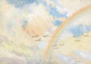 ANONYMOUS,The D-Day rainbow: Arthur E Arthur "sketch made at,Bonhams GB 2015-04-29