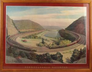 ANONYMOUS,The famous Horseshoe Curve in the Scenic Allegheny,California Auctioneers US 2015-11-21