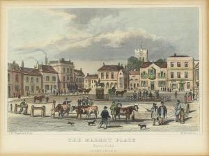 ANONYMOUS,The Market Place Petersfield,19th century,Ewbank Auctions GB 2019-03-21