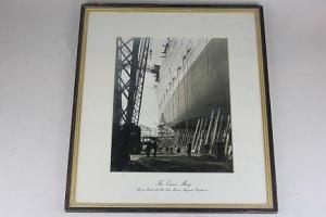 ANONYMOUS,The Queen Mary being built at the John Brown Shipyard,Henry Adams GB 2015-11-05