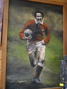 ANONYMOUS,the rugby player Gerald Davies,Rogers Jones & Co GB 2018-08-10