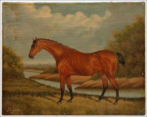 ANONYMOUS,THOROUGHBRED HORSE IN LANDSCAPE,Susanin's US 2009-03-14