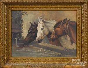 ANONYMOUS,Three horses,Pook & Pook US 2016-03-09