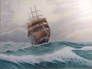 ANONYMOUS,Three Masted Sailing Vessel at Sea,2006,David Duggleby Limited GB 2018-02-03