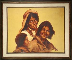 ANONYMOUS,Three Mexican Figures,Clars Auction Gallery US 2018-09-15