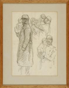 ANONYMOUS,Three views of a Civil War officer holding a baby,Eldred's US 2011-08-03