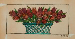 ANONYMOUS,Tulip in Basket,1983,Shapiro AU 2017-05-14