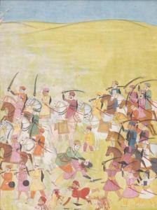 ANONYMOUS,Une troupe de cavaliers armés de sabres talwar fon,Baron Ribeyre & Associés FR 2012-12-21
