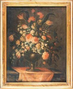 ANONYMOUS,Vaso con composizione di fiori.,Gonnelli IT 2016-12-12