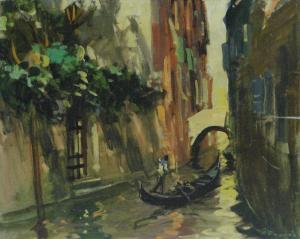 ANONYMOUS,Venetian canal scene,Burstow and Hewett GB 2013-03-27