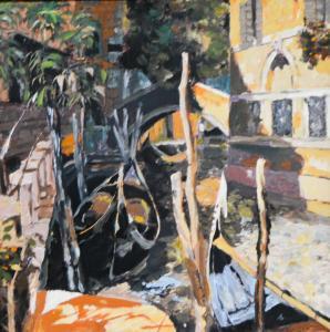 ANONYMOUS,Venice canal with boats,Gilding's GB 2018-02-06