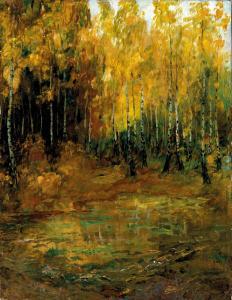 ANONYMOUS,View of a forest,1900,Nagyhazi galeria HU 2018-03-06