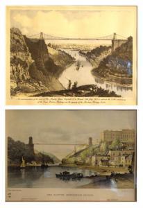 ANONYMOUS,views of the Clifton suspension Bridge,Clevedon Salerooms GB 2018-08-16