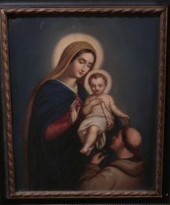 ANONYMOUS,Virgen con Niño y franciscano,Bonanova ES 2010-10-07