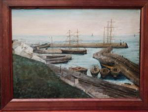 ANONYMOUS,Vue d'un port,1876,Rieunier FR 2018-09-21