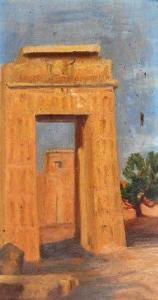 ANONYMOUS,Vue de Karnak,Saint Germain en Laye encheres-F. Laurent FR 2014-04-13