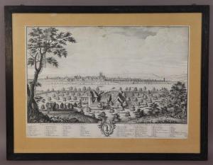 ANONYMOUS,Vue et Perspective de la Ville de Bâle du côté de,18th century,Auxerre Enchères 2018-11-25