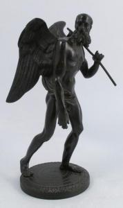 ANONYMOUS,winged man carrying a scythe,19th century,Serrell Philip GB 2019-09-12
