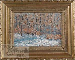 ANONYMOUS,winter landscape,Pook & Pook US 2012-12-14