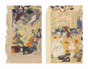 ANONYMOUS,ZAL IS RESCURED BY THE SIMURGH AND KAYAMURS WITH H,Christie's GB 2015-04-23