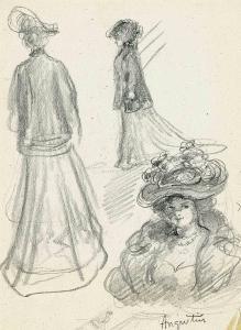 ANQUETIN Louis 1861-1932,Etude des femmes,Christie's GB 2011-09-20