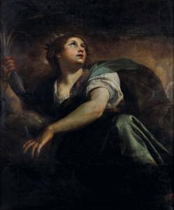 ANSALDO Andrea Giovanni 1584-1630,Santa Caterina d\’Alessandria,Cambi IT 2022-12-14